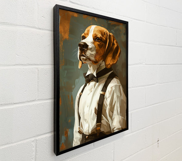 Brown Beagle Gentleman