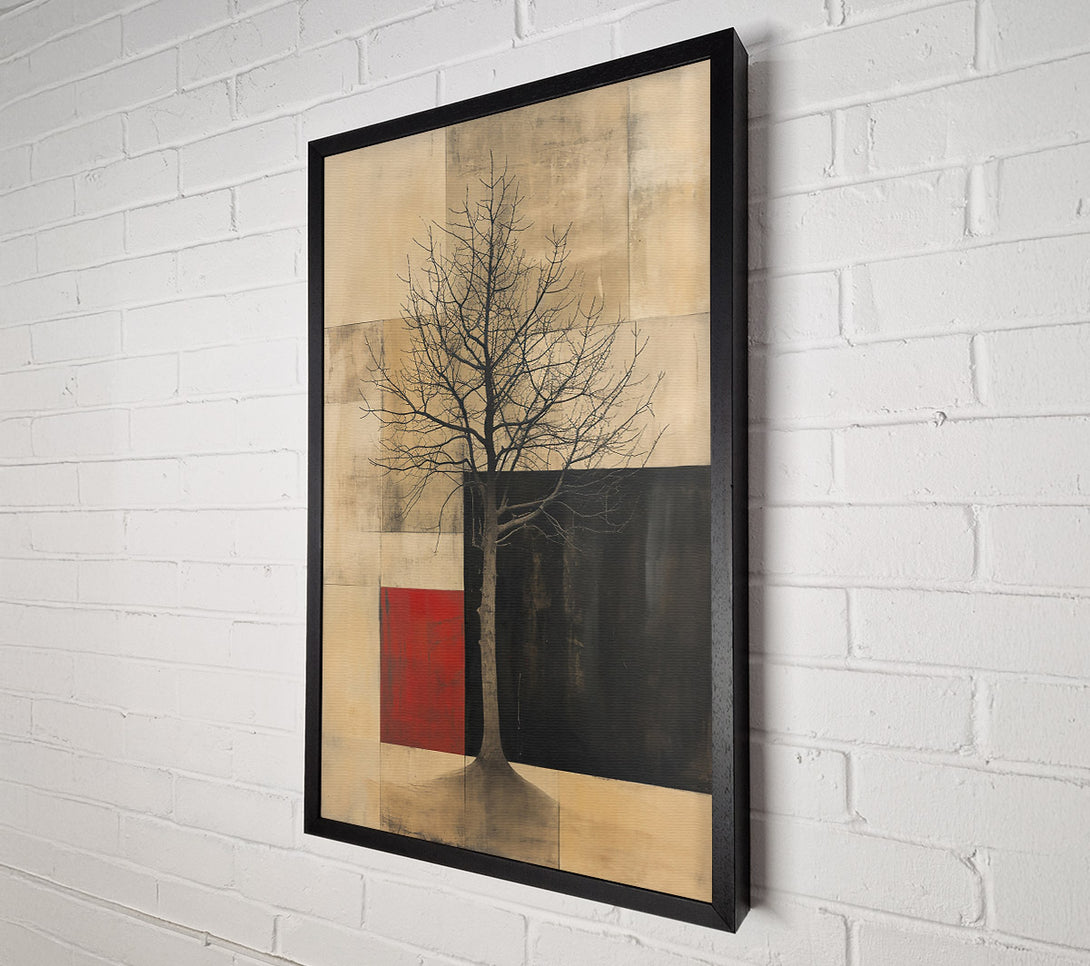  A Canvas Print of Red Sky Silhouette Canvas Art