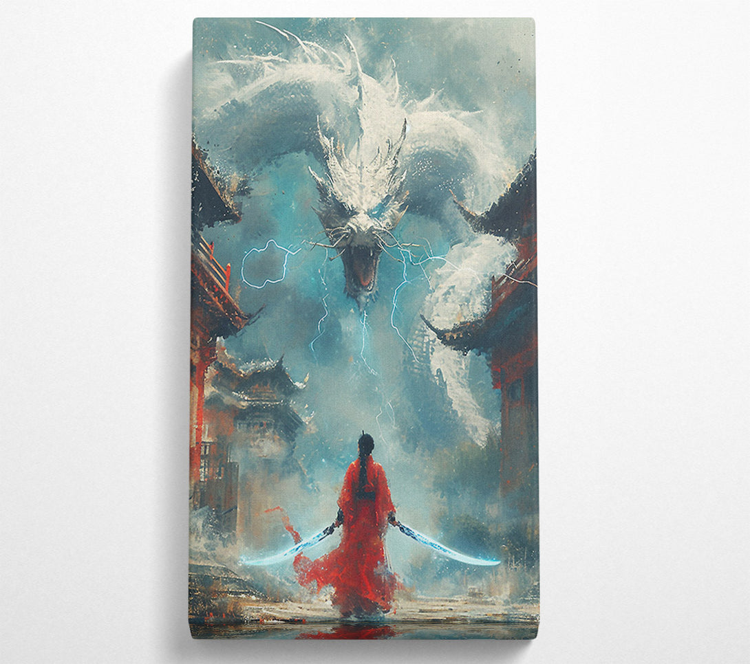 A Canvas Print of Ice Dragon Breathe Canvas Print