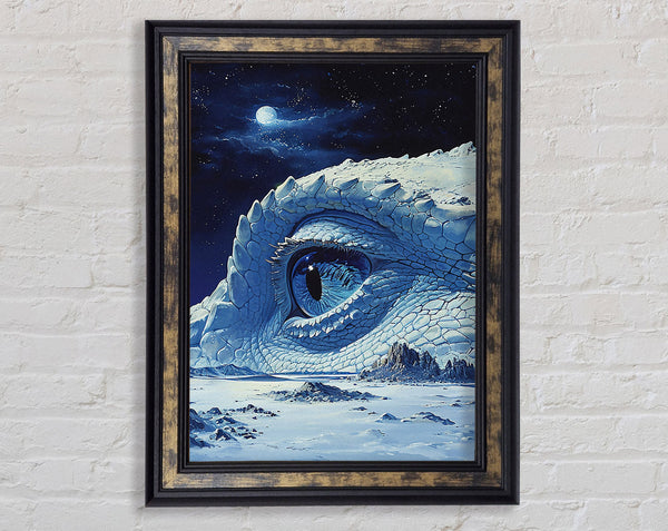 Ice Dragon Framed Print