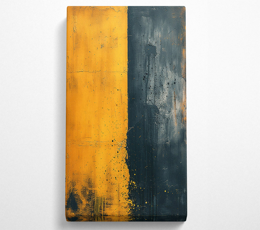  A Canvas Print of Golden Splashes Of Darkness Canvas Print