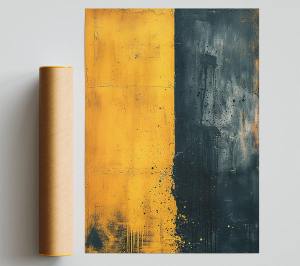Golden Splashes Of Darkness Poster
