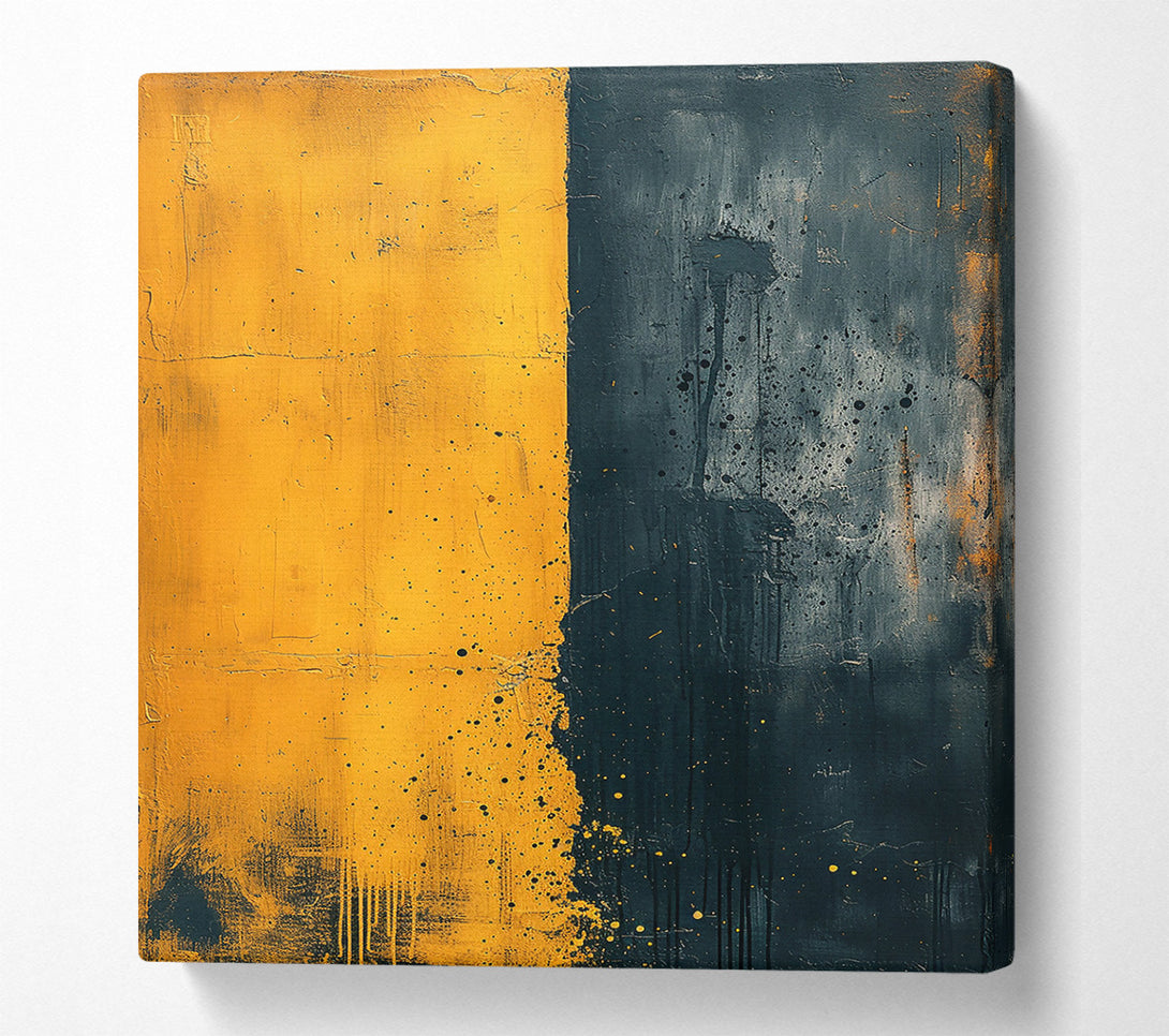  A Canvas Print of Golden Splashes Of Darkness Canvas Print