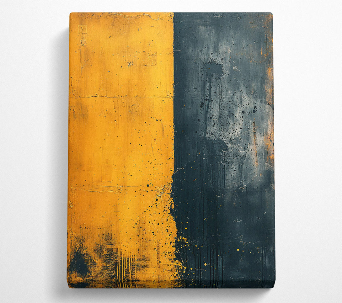  A Canvas Print of Golden Splashes Of Darkness Canvas Print