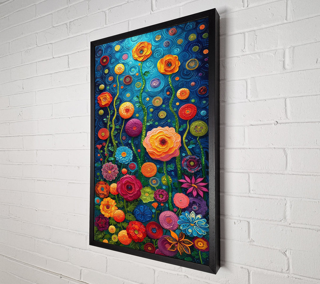  A Canvas Print of Blue Dream Garden Canvas Print