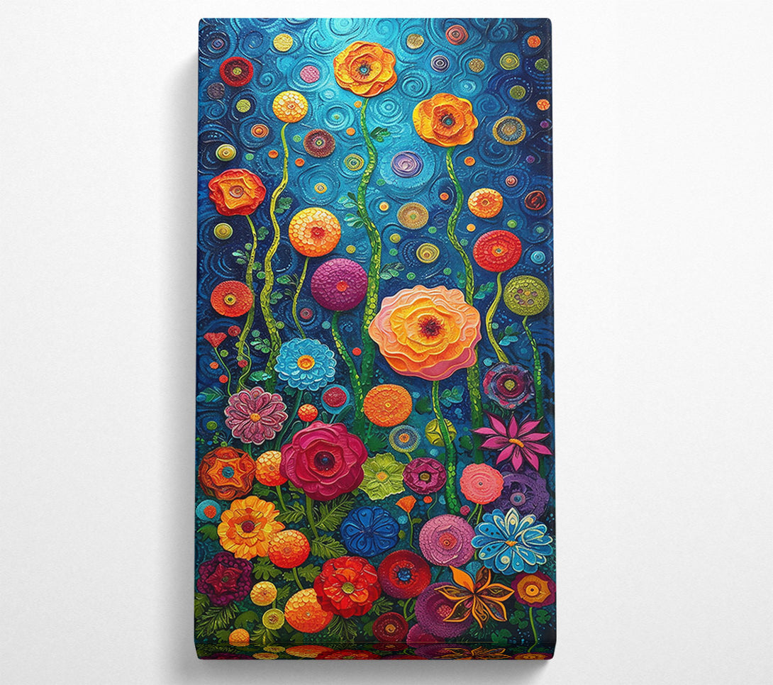  A Canvas Print of Blue Dream Garden Canvas Print