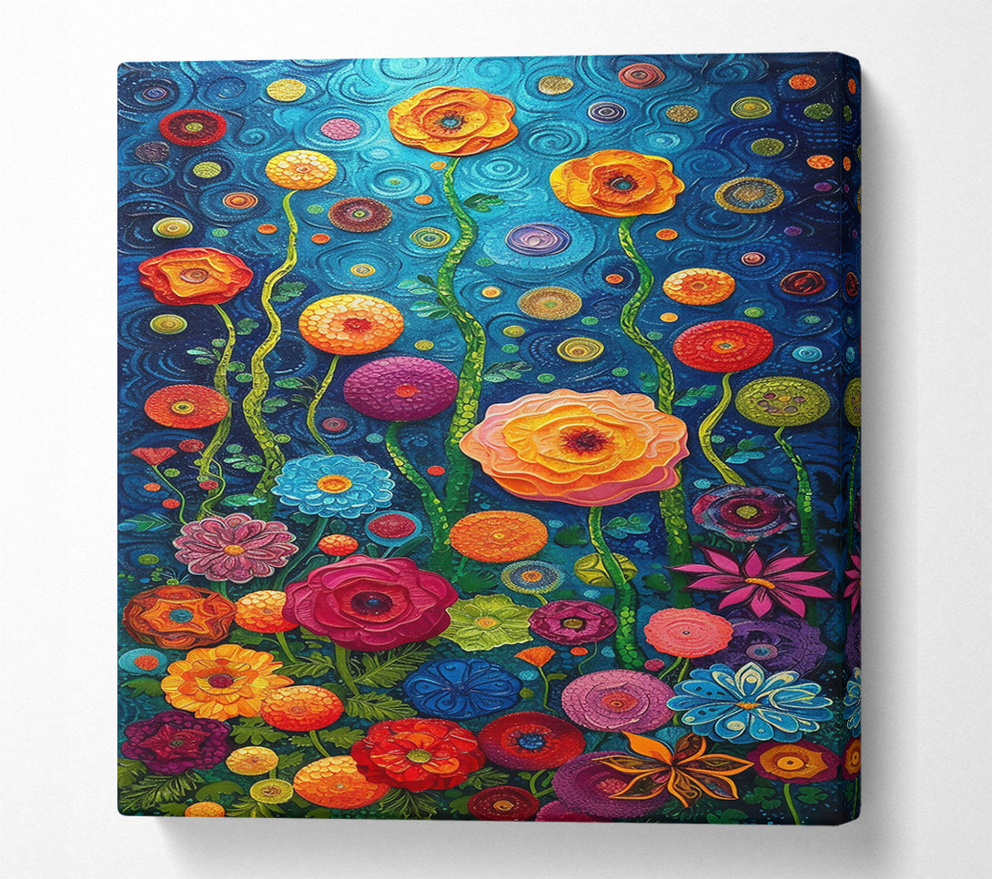  A Canvas Print of Blue Dream Garden Canvas Print