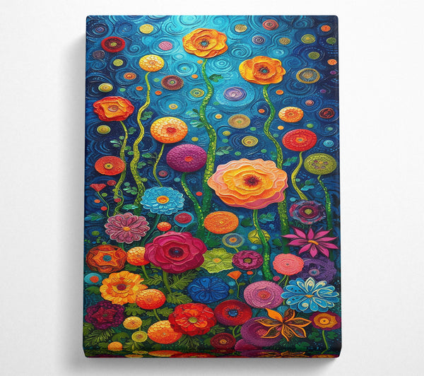  A Canvas Print of Blue Dream Garden Canvas Print