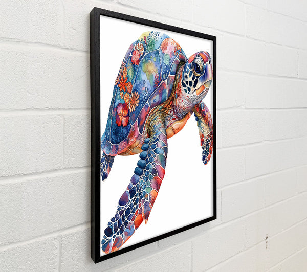 Blue Mosaic Turtle