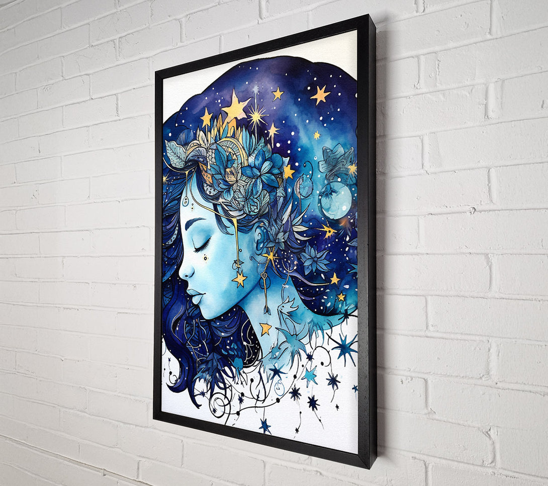  A Canvas Print of Indigo Child Dreams Canvas Art