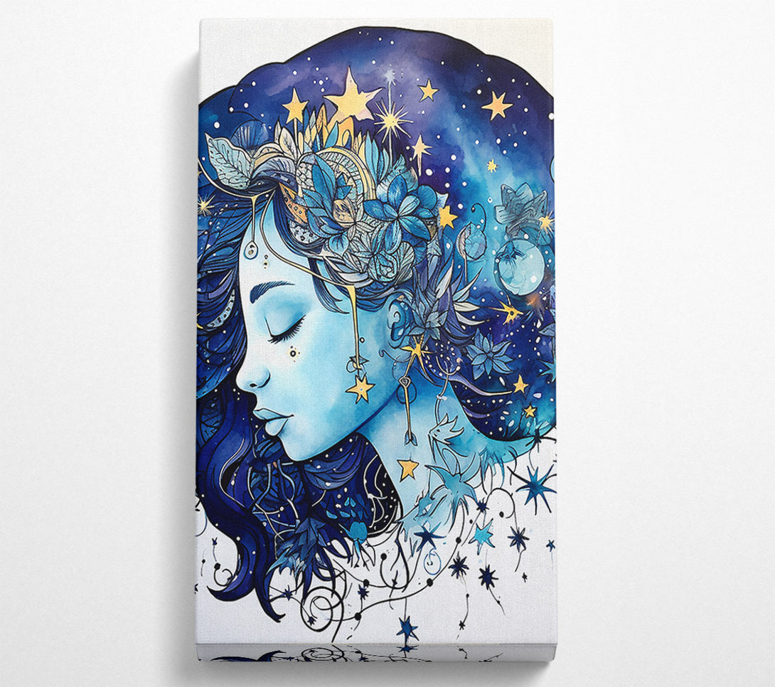 A Canvas Print of Indigo Child Dreams Canvas Art