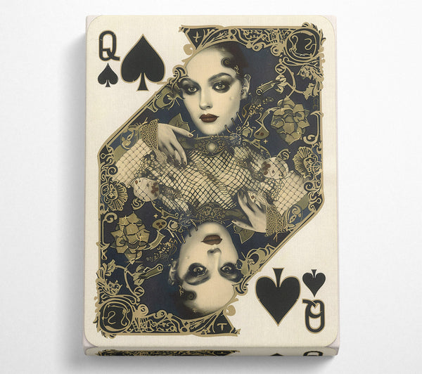  A Canvas Print of Midnight Gold Queen Canvas Art