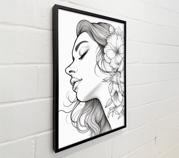 Ink Black And White Lines