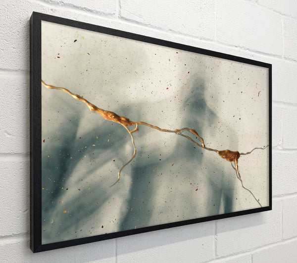 Golden Branch Reflections