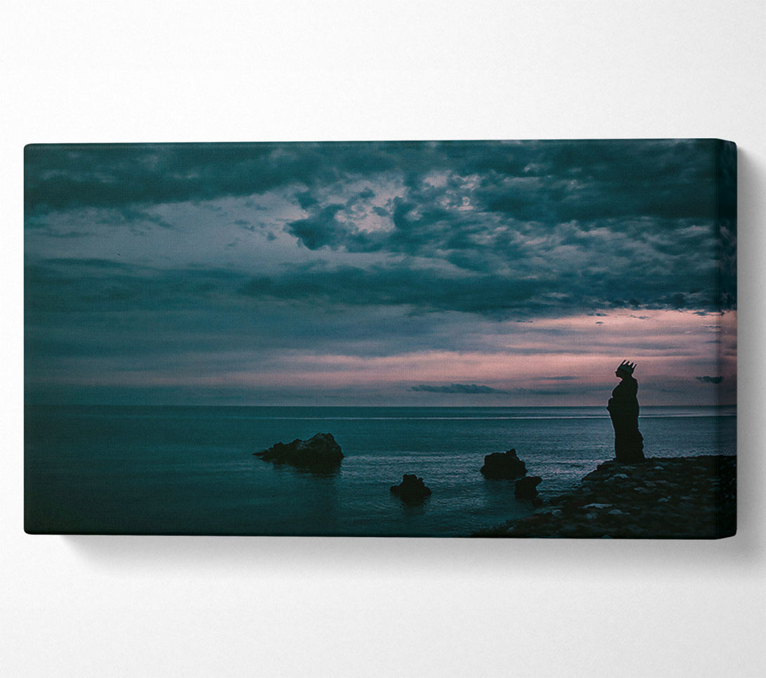  A Canvas Print of Teal Queen'S Sunset Canvas Print