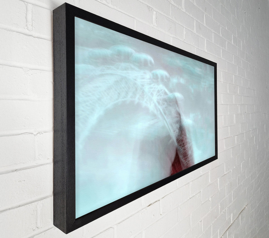  A Canvas Print of Pale Blue Memories Canvas Print