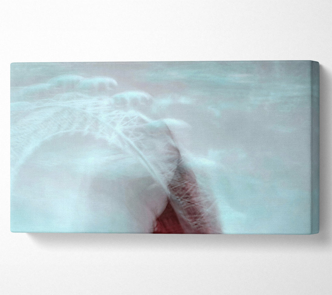 A Canvas Print of Pale Blue Memories Canvas Print