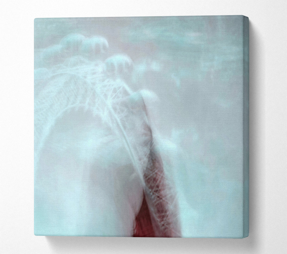  A Canvas Print of Pale Blue Memories Canvas Print