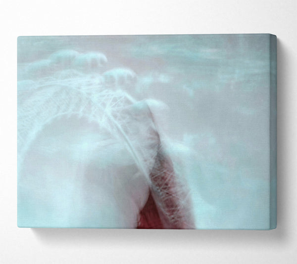  A Canvas Print of Pale Blue Memories Canvas Print