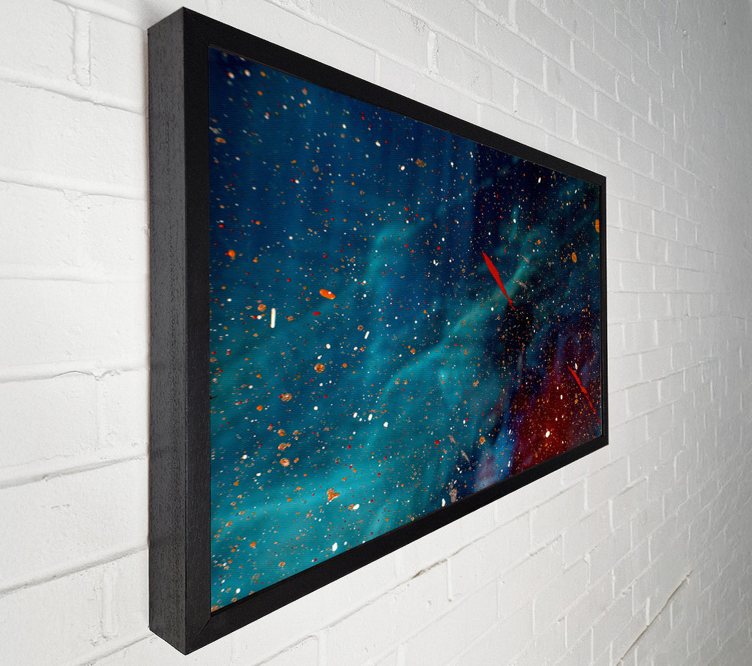 A Canvas Print of Blue Cosmic Dust Canvas Print