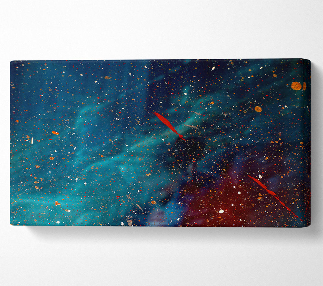  A Canvas Print of Blue Cosmic Dust Canvas Print