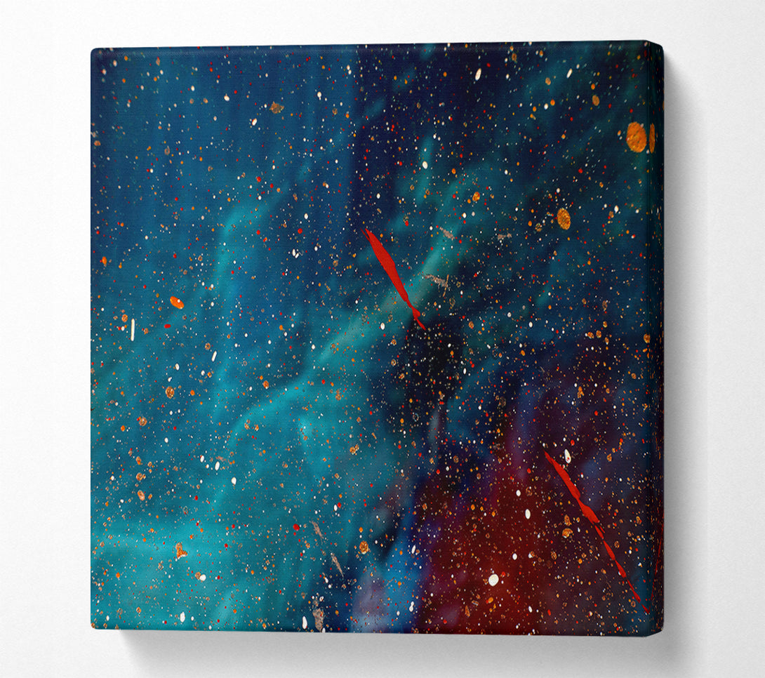  A Canvas Print of Blue Cosmic Dust Canvas Print
