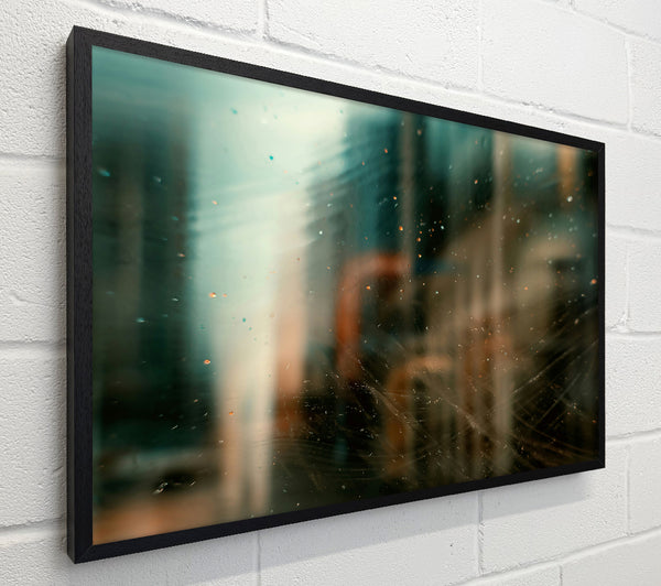Teal City Through Glass