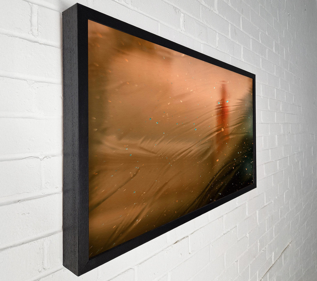  A Canvas Print of Golden Dust Waves Canvas Print