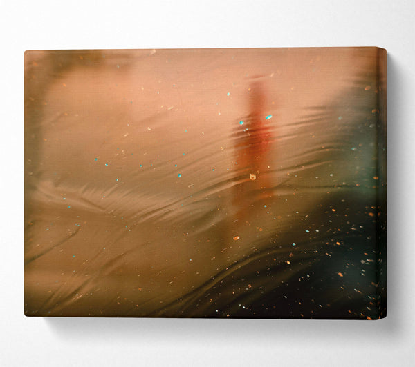  A Canvas Print of Golden Dust Waves Canvas Print