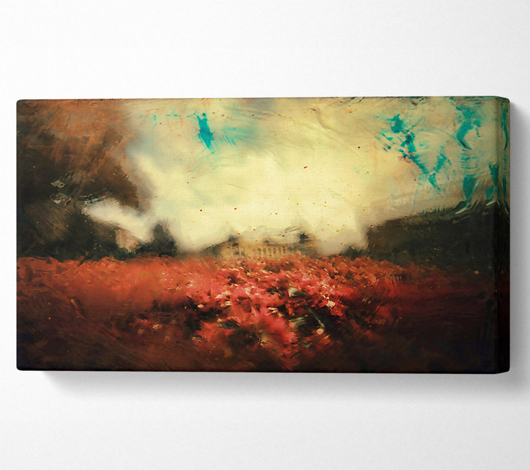  A Canvas Print of Crimson Fog Dreamscape Canvas Art