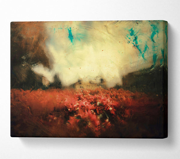  A Canvas Print of Crimson Fog Dreamscape Canvas Art