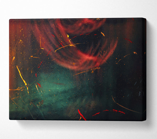  A Canvas Print of Crimson Cosmic Dance Canvas Art