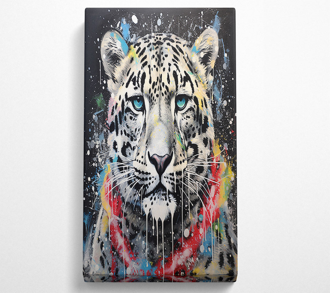  A Canvas Print of Jaguar Paint Splash Canvas Art