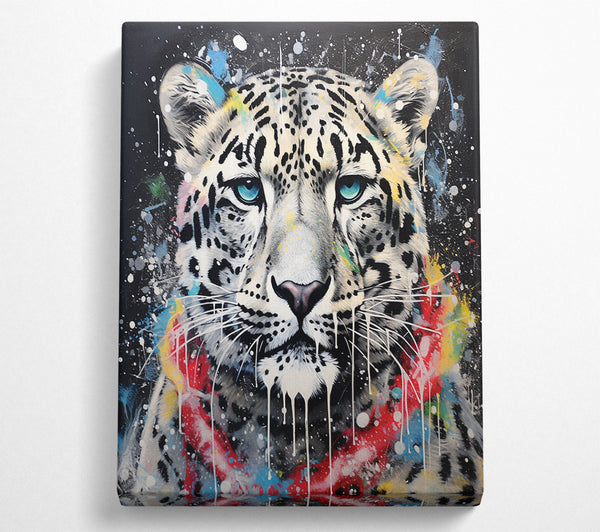  A Canvas Print of Jaguar Paint Splash Canvas Art