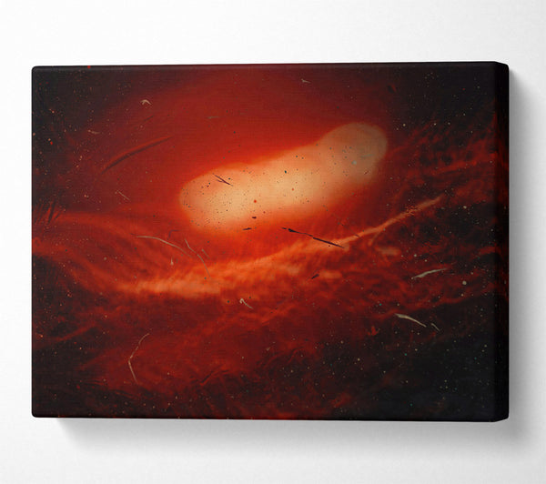  A Canvas Print of Crimson Nebula Dreams Canvas Art