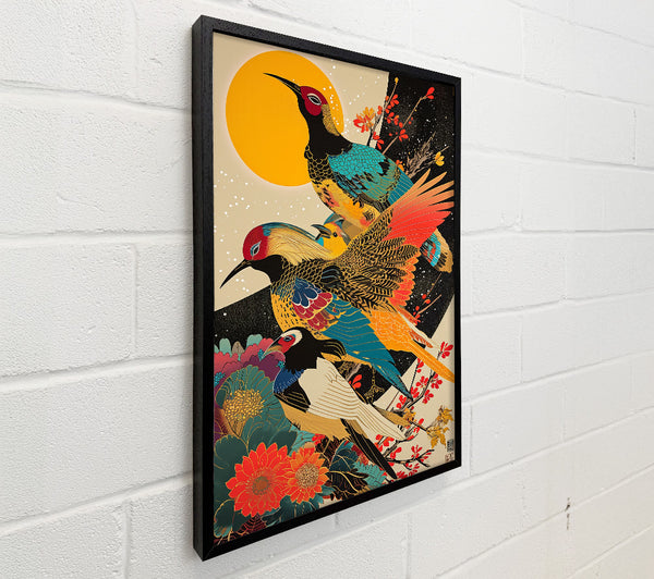 Japanese Birds Traditional Art