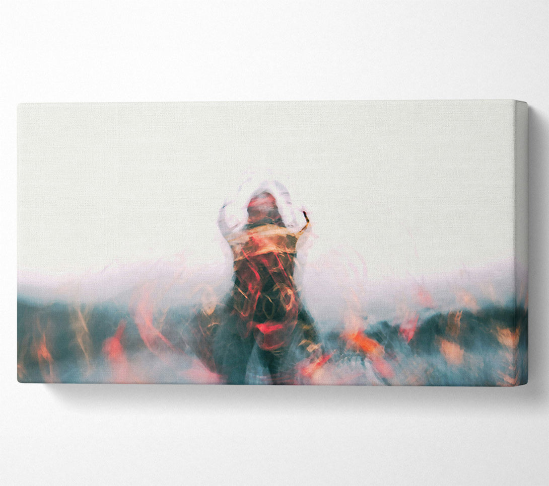  A Canvas Print of Crimson And Smoke Canvas Art