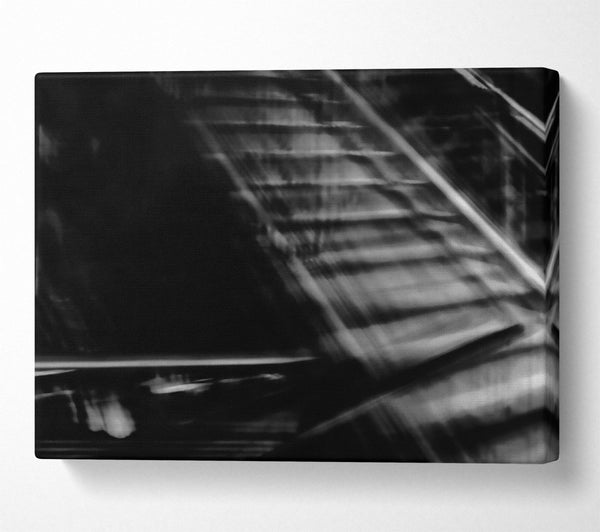  A Canvas Print of Black & White Ascent Canvas Art