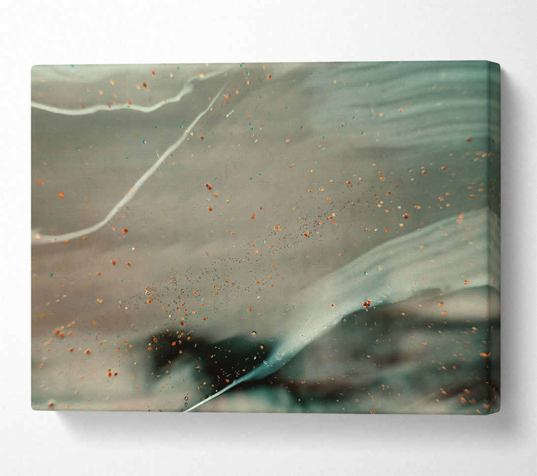  A Canvas Print of Teal Stardust Dreams Canvas Print