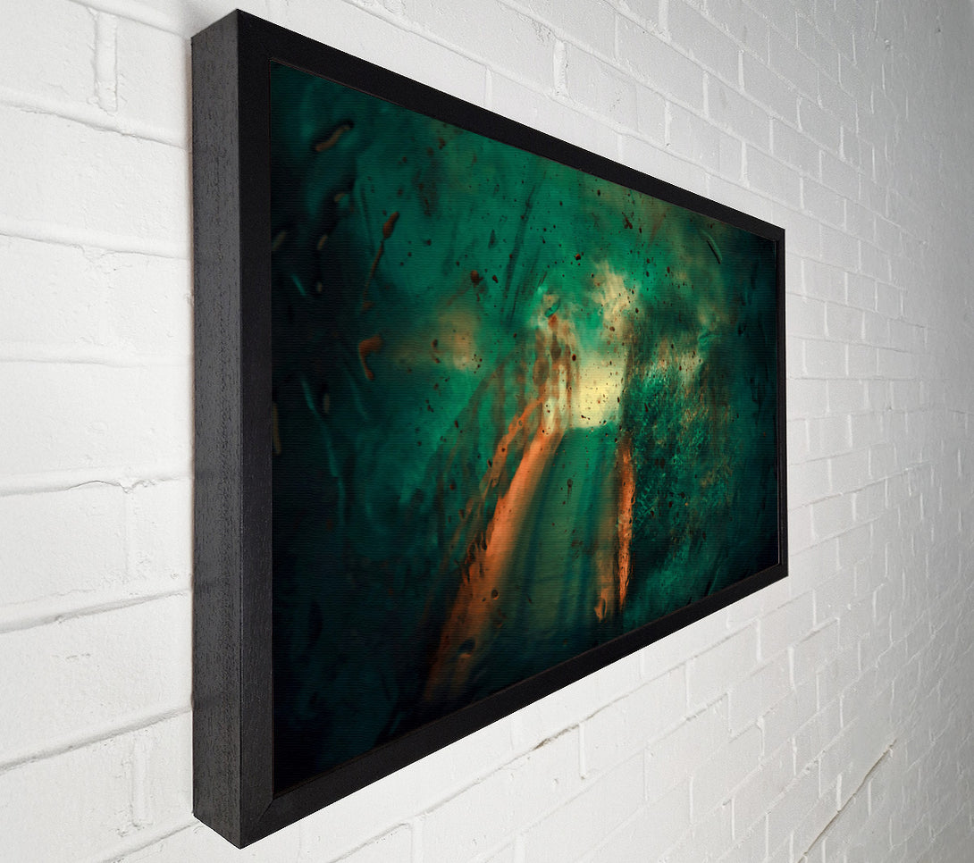  A Canvas Print of Emerald Through The Glass Canvas Art
