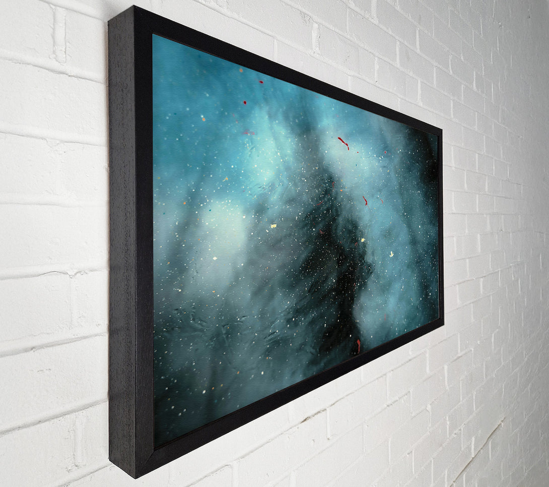  A Canvas Print of Azure Specks Of Light Canvas Wall Art