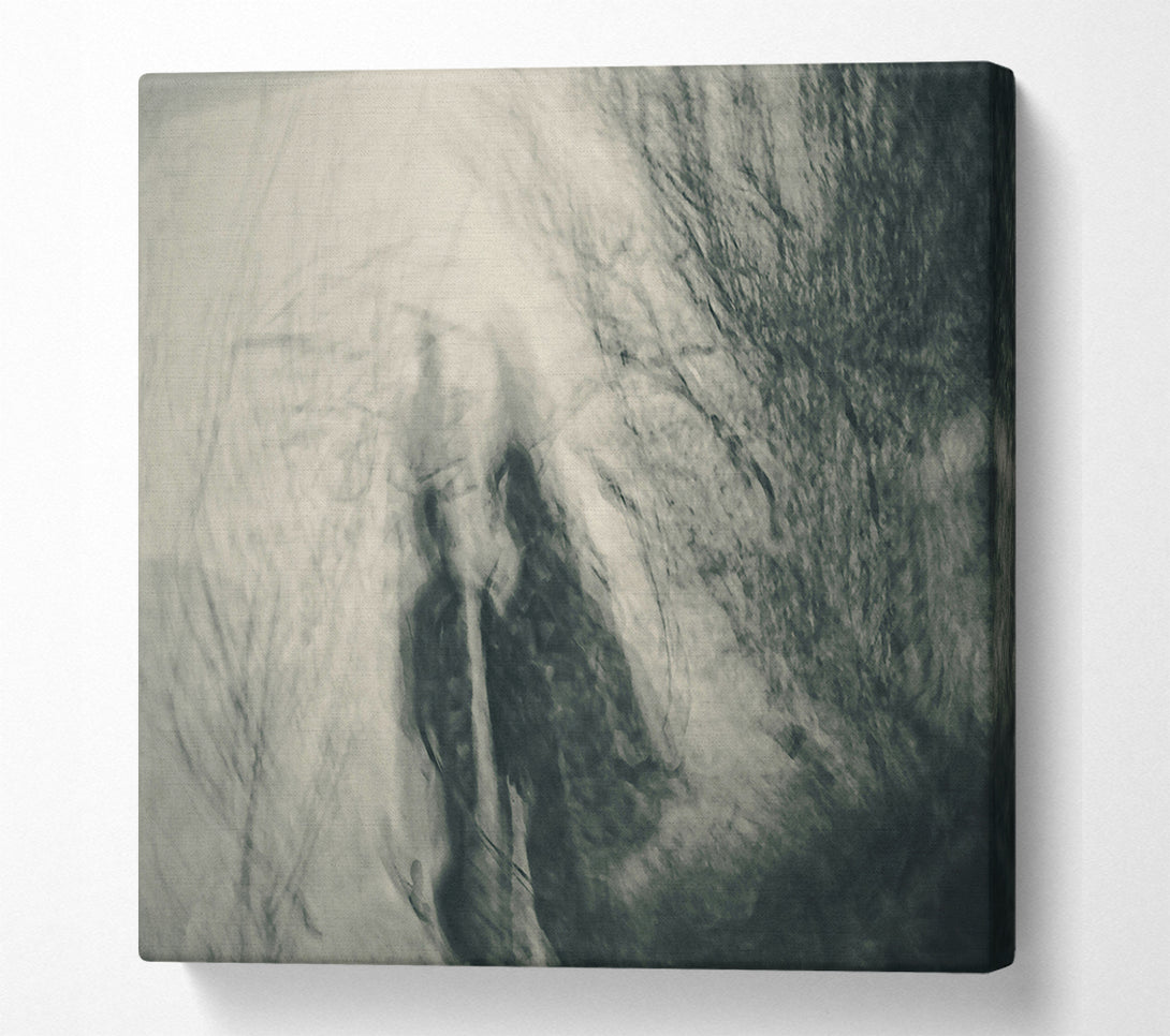  A Canvas Print of Gray Foggy Forms Canvas Wall Art