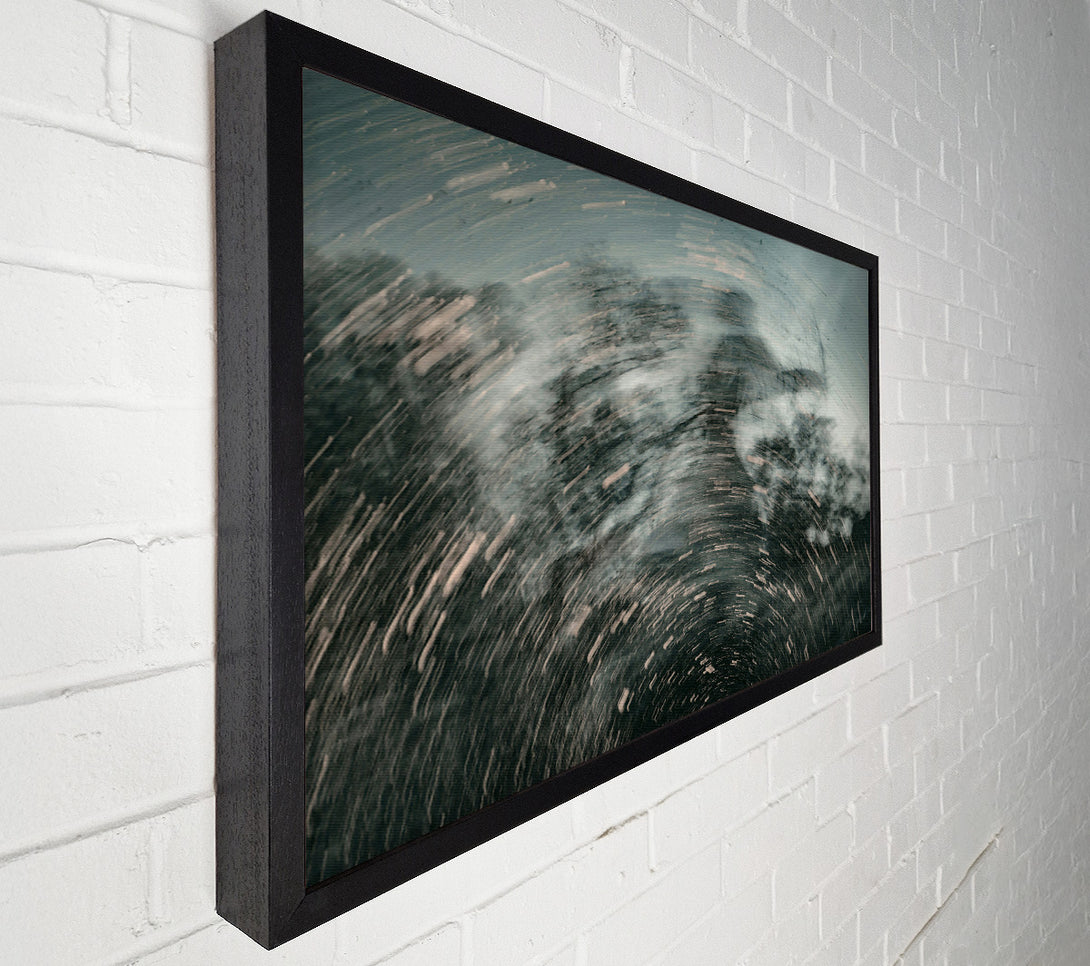  A Canvas Print of Grey Swirling Abyss Canvas Art
