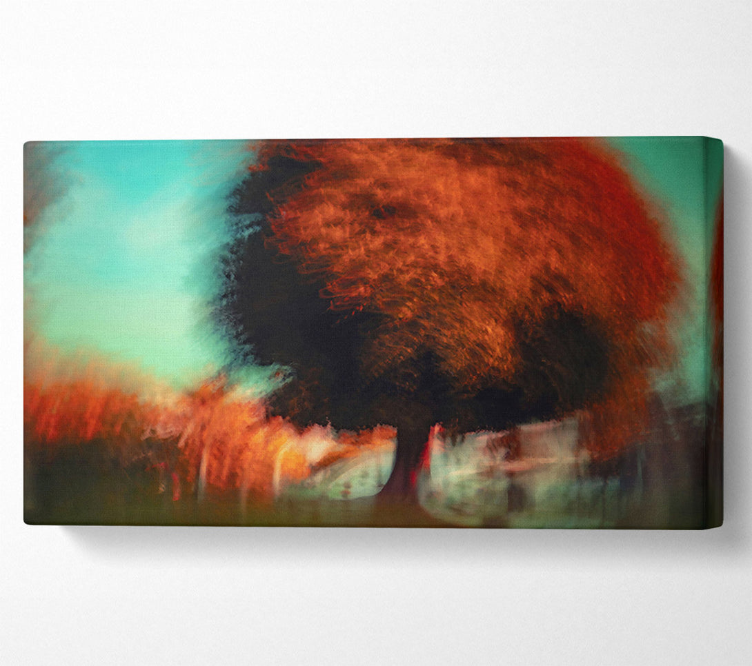  A Canvas Print of Orange Tree Dreamscape Canvas Wall Art