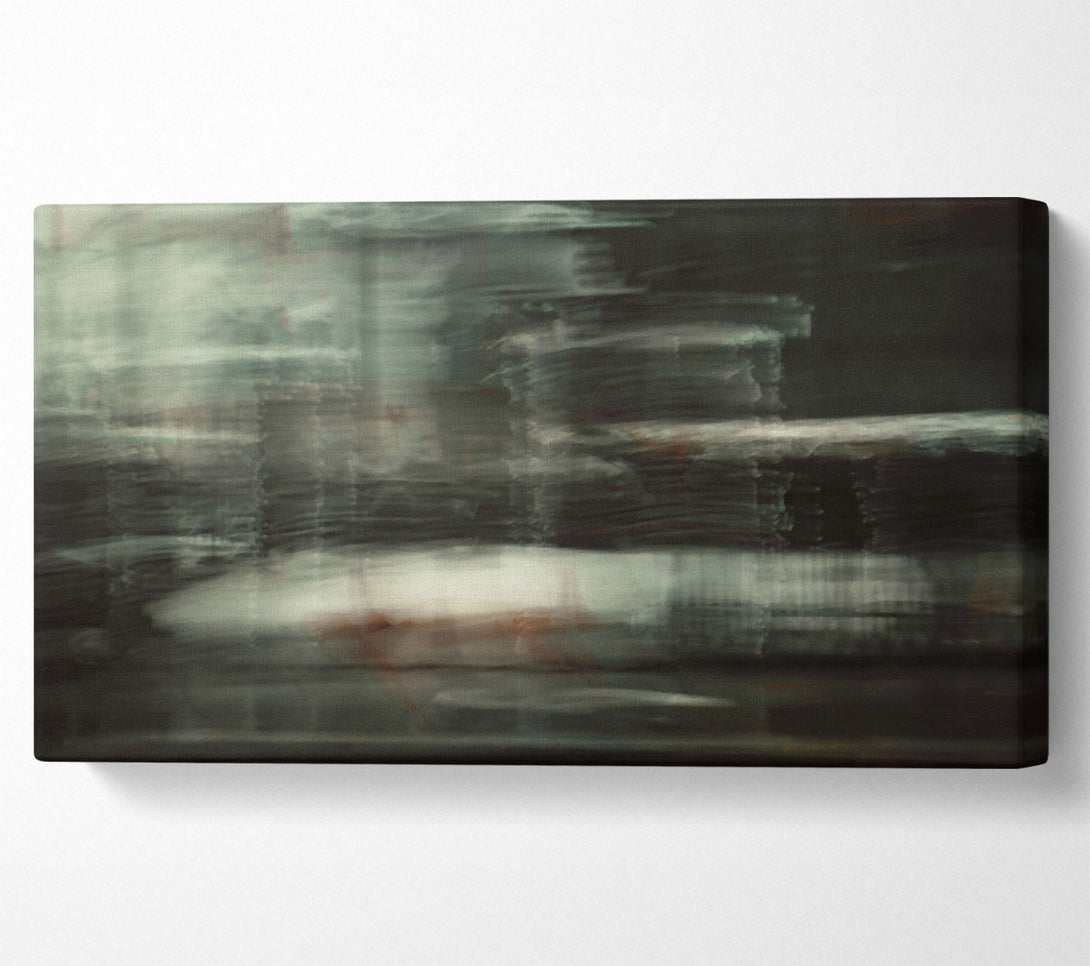  A Canvas Print of Pale Green Motion Blur Canvas Wall Art