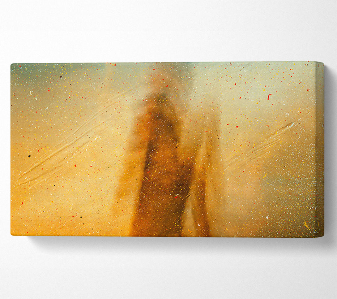  A Canvas Print of Golden Specks Of Light Canvas Print
