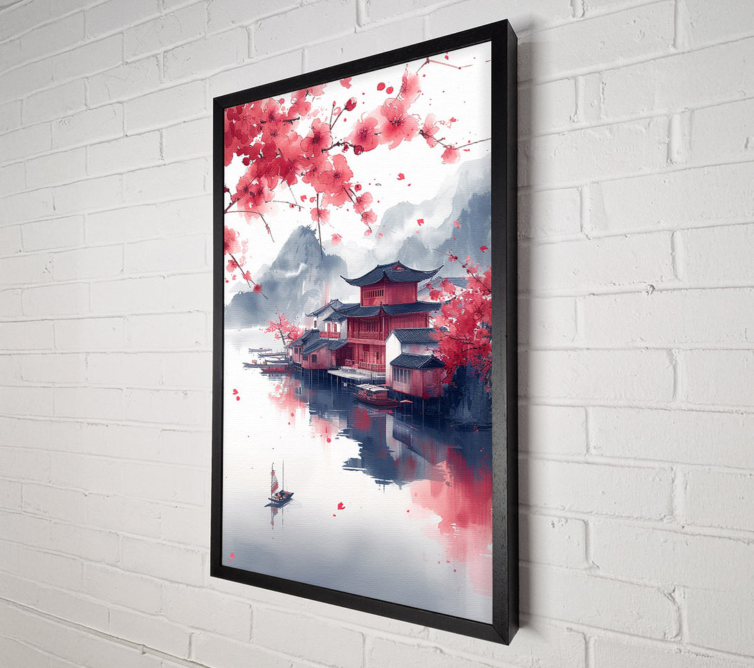  A Canvas Print of Japanese Temple Canvas Art