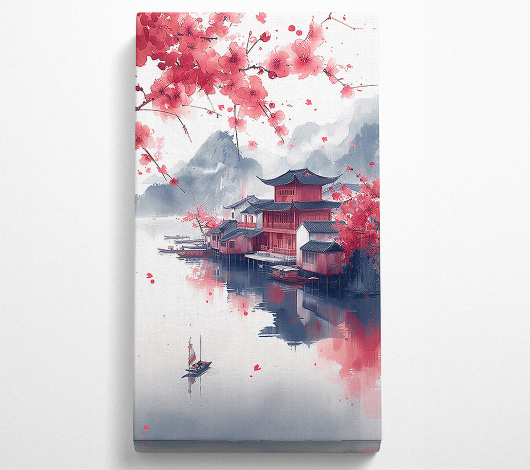  A Canvas Print of Japanese Temple Canvas Art