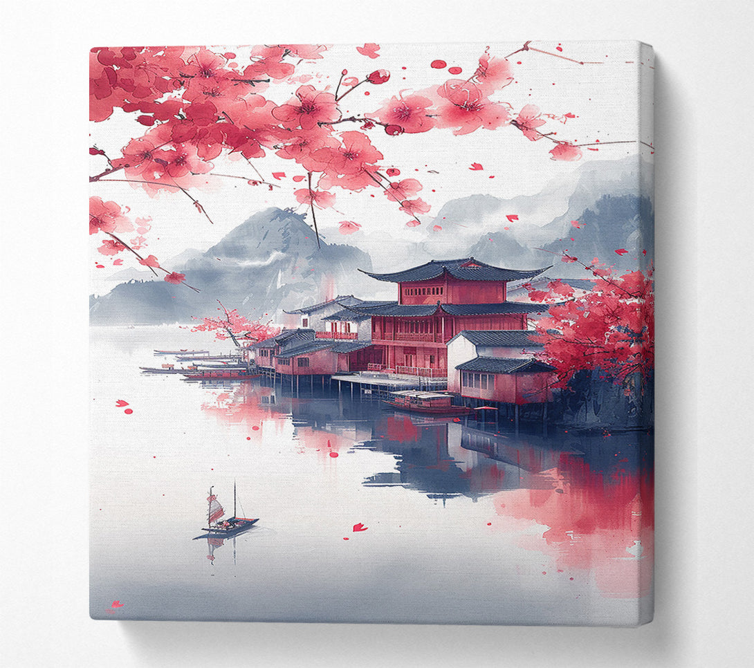  A Canvas Print of Japanese Temple Canvas Art