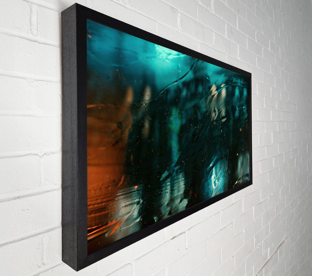  A Canvas Print of Emerald Through Glass Canvas Art